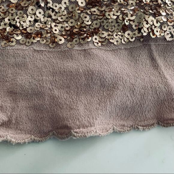 Stella McCartney Kids Girls Mauve Sleeveless Sequins Blouse Top Sz 5 - Picture 6 of 8